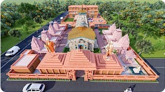 Dakshineswar Kedarnath Aerial Overview