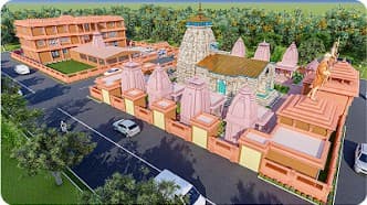Dakshineswar Kedarnath Aerial Side View